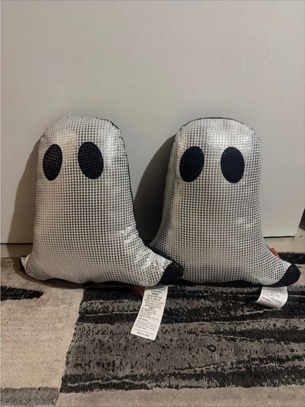 Silver Ghost Accent Pillow Pair